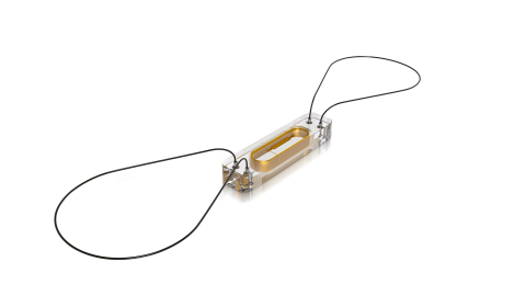 The CardioMEMS HF System uses a miniaturized, wireless monitoring sensor that is implanted in the pu ...