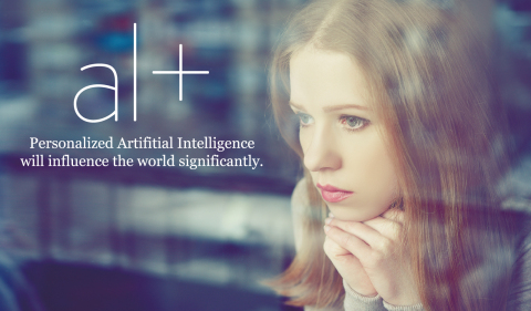 Main screen of personal artificial intelligence al+ (Photo: Business Wire)