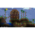 In Terraria, explore vast fantasy worlds by soaring to floating islands in the sky or excavating to the depths of the earth. (Graphic: Business Wire) In Terraria, explore vast fantasy worlds by soaring to floating islands in the sky or excavating to the depths of the earth. (Graphic: Business Wire)