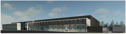 Digital rendering of CyrusOne's new Sterling II facility. (Graphic: Business Wire)