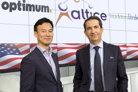 Dexter Goei, President, Altice N.V., and Chairman and Chief Executive Officer, Altice USA (left) Pat ... 