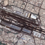 全景を見る：宇宙から見たドバイ国際空港