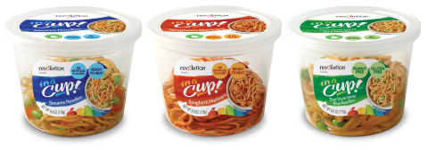 Revolution Foods' In a Cup Comes in Three Delicious Flavors. (Photo: Business Wire)