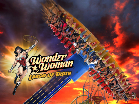 The all-new WONDER WOMAN Lasso of Truth is an extreme pendulum ride coming in 2017. (Photo: Business ... 