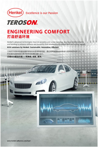 Henkel provides NVH solution to the automotive industry (Graphic: Business Wire)