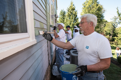 PPG employee volunteers completed a COLORFUL COMMUNITIES project that helped to revitalize and resto ... 