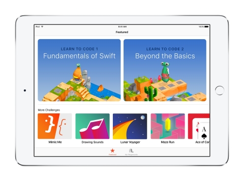 Swift Playgrounds, now available on the App Store, brings real coding concepts to life. (Photo: Busi ... 