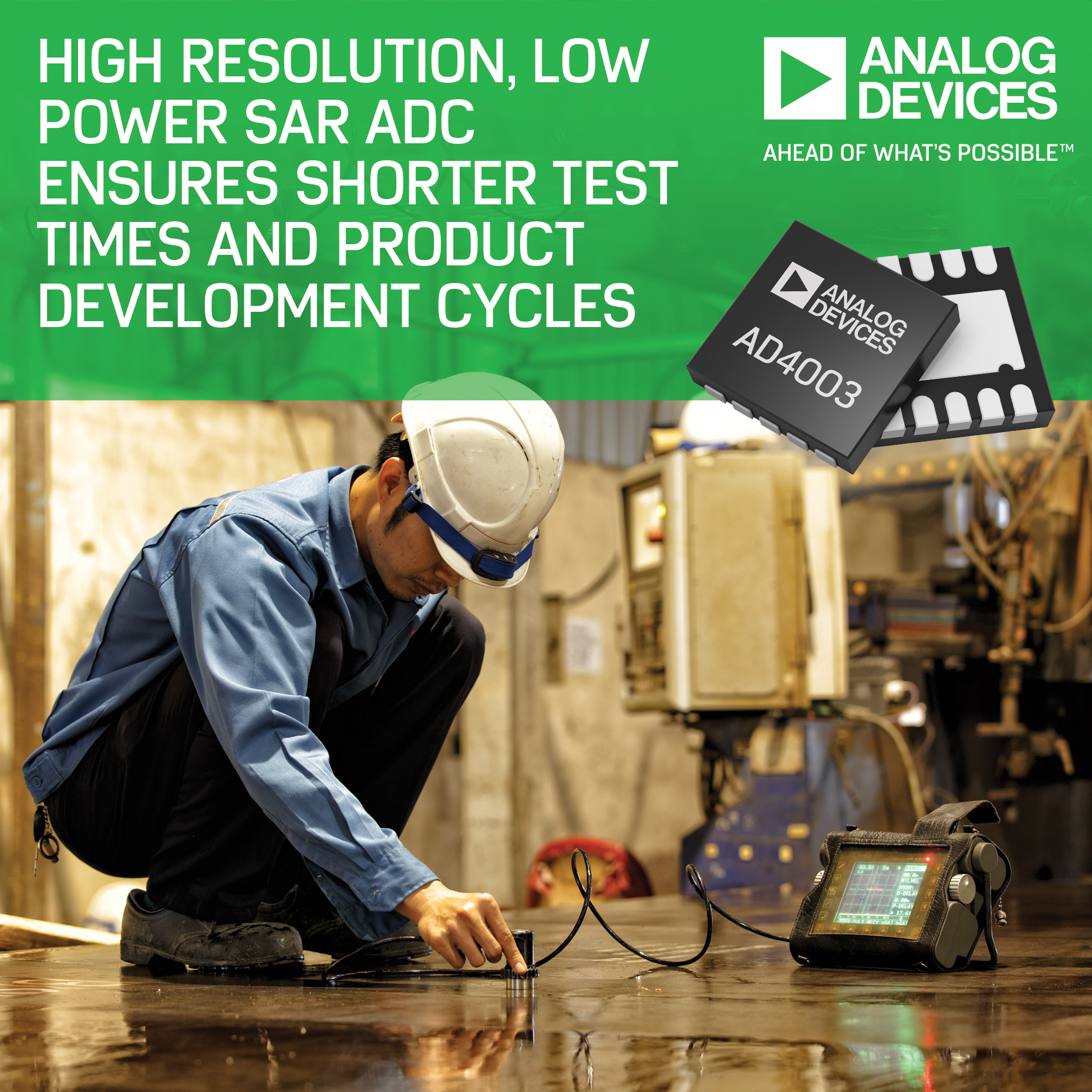 Analog Devices’ HighResolution, LowPower SAR ADC Ensures Shorter Test