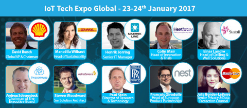 Keynote speakers announced for the leading IoT conference; IoT Tech Expo Global in London, 23-24 Jan ... 