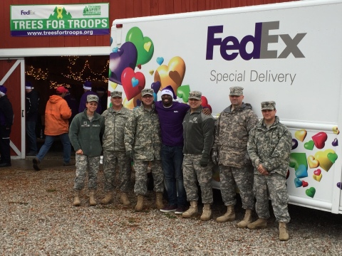 Since the Trees for Troops program launched in 2005, FedEx has shipped more than 176,000 real Christ ... 