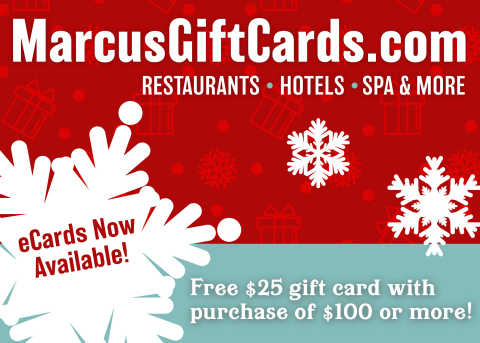 Marcus Hotels & Resorts eGift Cards now available! (Graphic: Business Wire)