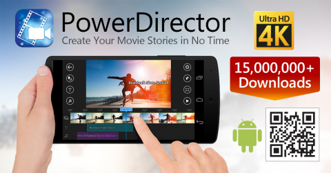 PowerDirector Mobile App Supports 4K Video Editing (Graphic: Business Wire)