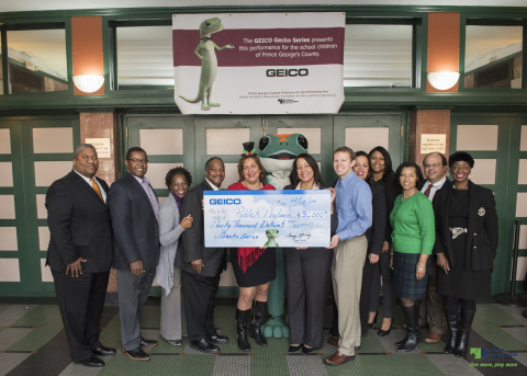 GEICO Philanthropic Foundation presents $30,000 grant for GEICO Gecko theatre at Prince George's Cou ... 