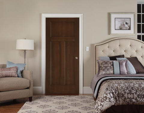 The new Woodview collection from JELD-WEN features prefinished interior doors that look like real wo ... 
