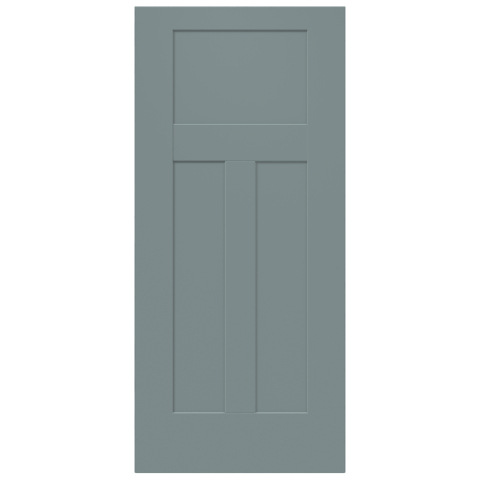 JELD-WEN® Craftsman Collection exterior steel doors blend modern style with affordability and securi ... 