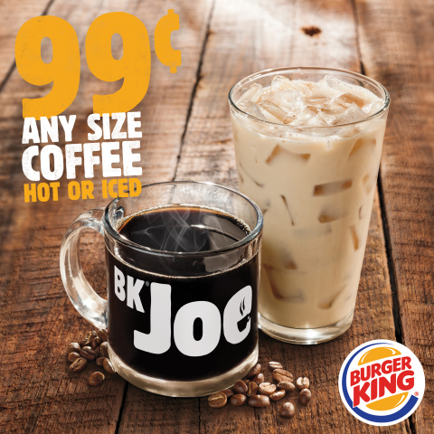 WAKE UP AND SMELL THE NEW BK® JOE COFFEE BLEND AT BURGER KING® RESTAURANTS (Photo: Business Wire)