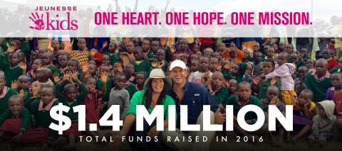 Jeunesse Distributors generously contributed to the company's nonprofit foundation, raising $1.4 mil ... 
