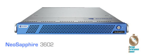 AccelStor's NeoSapphire 3602 all-flash array ranked #3 in SPC-1 Price-Performance rankings (Photo: B ... 