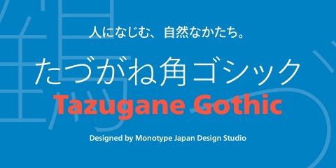 The Tazugane Gothic typeface (Photo: Business Wire)