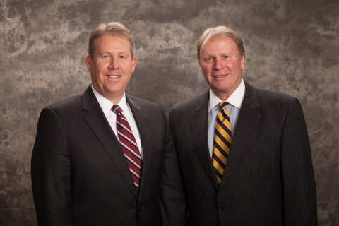Left to right: James P. Helt, ACNB Bank President, and Thomas A. Ritter, ACNB Corporation President  ... 