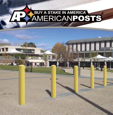 American Posts has introduced an octagonal-shaped bollard post for traffic and pedestrian security a ... 