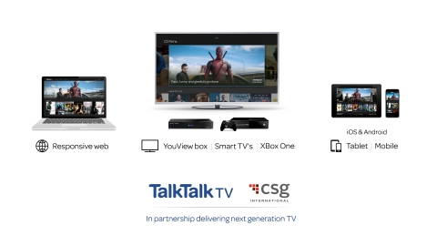 TalkTalk TV and CSG International announced partnership to deliver next-generation TV (Photo: Busine ... 