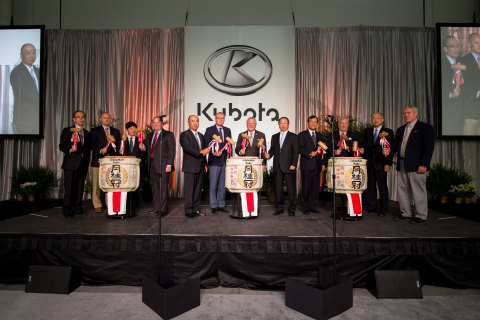 From left to right: Haruyuki Yoshida, Managing Executive Officer Kubota Corp.; Brian Jones, COO, Gra ... 