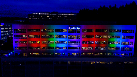 T-Mobile Shows #UnlimitedPride in 2017 by lighting up Bellevue Headquarters, Plans to Participate in ... 