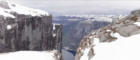 Panasonic to Live Stream EVOLTA Robot's Challenge on 1,000m Fjord Vertical Climb (Photo: Business Wi ... 