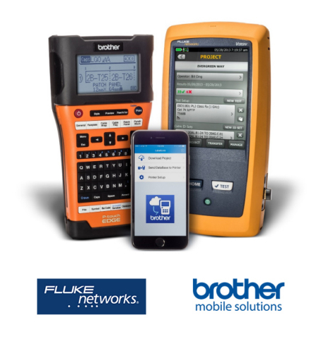 Application integrates with Fluke Networks LinkWare™ Live, to offer cabling installers unique on-the-jobsite workflow solution, with secure cloud data storage for convenient cable management (Photo: Business Wire)