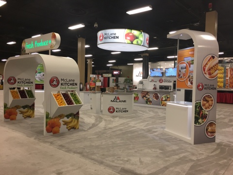 McLane Kitchen Booth at the 2017 McLane National Trade Show (Photo: Business Wire)
