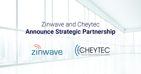 Zinwave and Cheytec Announce Strategic Partnership (Graphic: Business Wire)