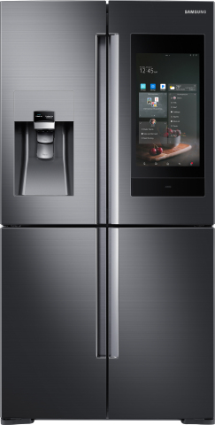 Samsung Debuts Next Generation of Family Hub Refrigerator at CES 2018 (Photo: Business Wire)