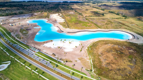 The Epperson residential community in Wesley Chapel features the first Crystal Lagoons® amenity in t ... 