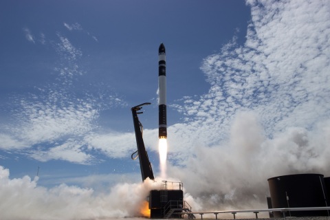 Rocket Lab's Electron Still Testing launch vehicle lifts off from Launch Complex 1. (Photo: Business ... 