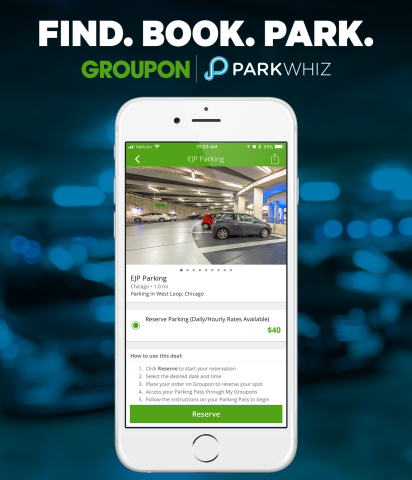 Thanks to a strategic partnership with ParkWhiz, Groupon now offers convenient parking that you can  ... 