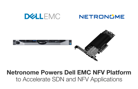 Netronome Collaborates with Dell EMC OEM Solutions to Deliver Turnkey NFV Server Solution (Photo: Bu ... 
