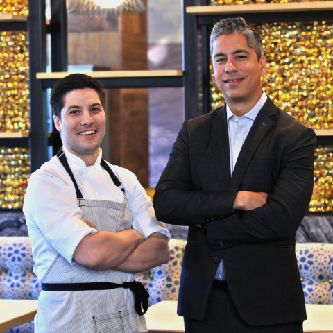 Executive Chef of Willows Hotel & Spa Restaurants Antonio Votta and Viejas Vice President of Food an ... 