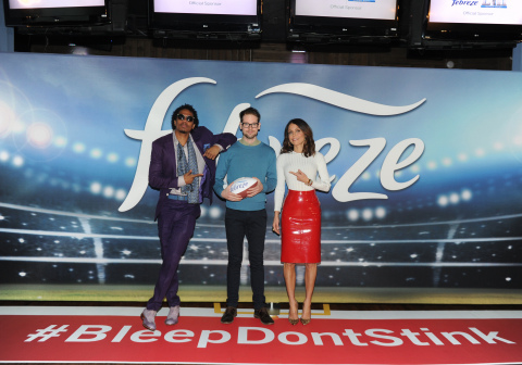 Bethenny Frankel and Nick Cannon meet the star of Febreze's new Super Bowl ad campaign, a fecal anom ... 