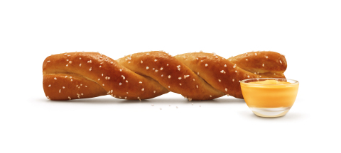 SONIC's Soft Pretzel Twist is a golden-brown pretzel, buttered and sprinkled with granular salt and  ... 