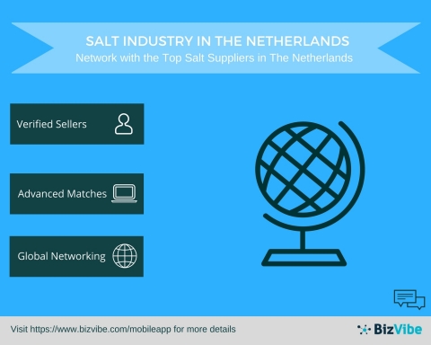 Salt Suppliers in The Netherlands BizVibe Announces a New B2B Networking Platform for Salt Industr ...