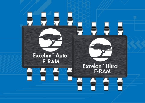 Pictured is Cypress' Excelon™ F-RAM™ memory family that delivers high-speed nonvolatile data logging ... 