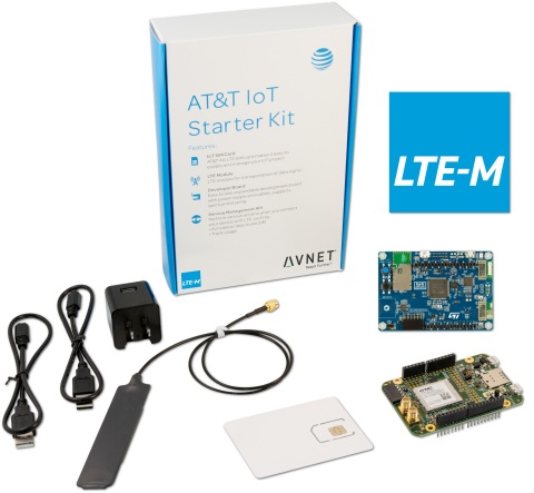 New AT&T IoT Starter Kit (LTE-M, STM32L4) from Avnet, the latest in a series of AT&T IoT Starter Kit ... 
