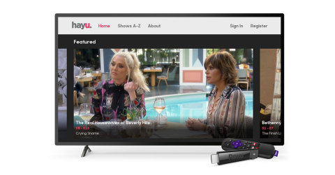 hayu on Roku streaming players (Photo: Business Wire)