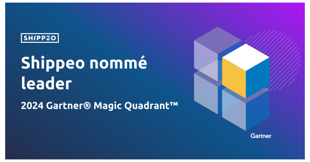 Shippeo est nommé Leader dans le Gartner Magic QuadrantTM 2024 pour