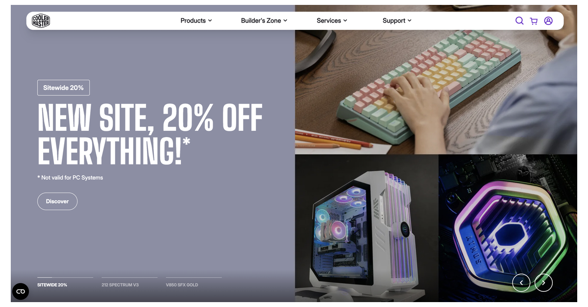 Cooler Master Launches Enhanced E Commerce Website Business Wire