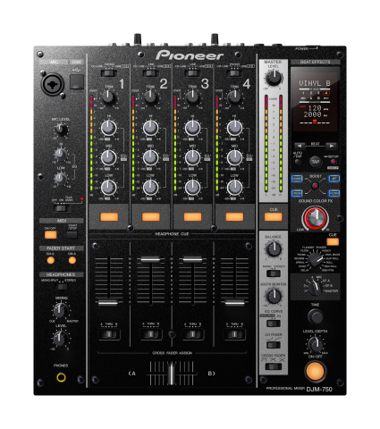 Pioneer DJM-750 4-channel Digital DJ Mixer (Photo: Business Wire)