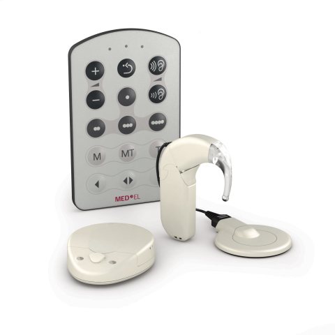 MED-EL's RONDO is the world's first single-unit processor for cochlear implants. (Photo: Business Wire)