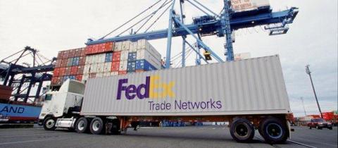 FedEx Trade Networks Trailer (Photo: Business Wire)