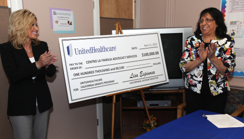 UNITEDHEALTHCARE OTORGA SUBVENCIONES POR $5.2 MILLONES A ENTIDADES SIN FINES DE LUCRO DE CALIFORNIA – $100,000 PARA CENTRO LA FAMILIA ADVOCACY SERVICES DE FRESNO